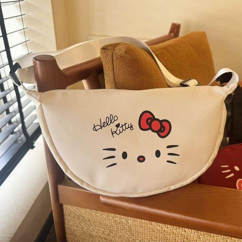 

Oxford spinning HelloKitty messenger bag casual shoulder bag women s Japanese ins niche dumpling bag Mori bag A Can be customized