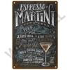 Metal Sign Vintage Tin Signs Retro Decorations Gin & Tonic Cocktail Plate Decorative Poster Plaque Bar Kitchen Home Wall Decor