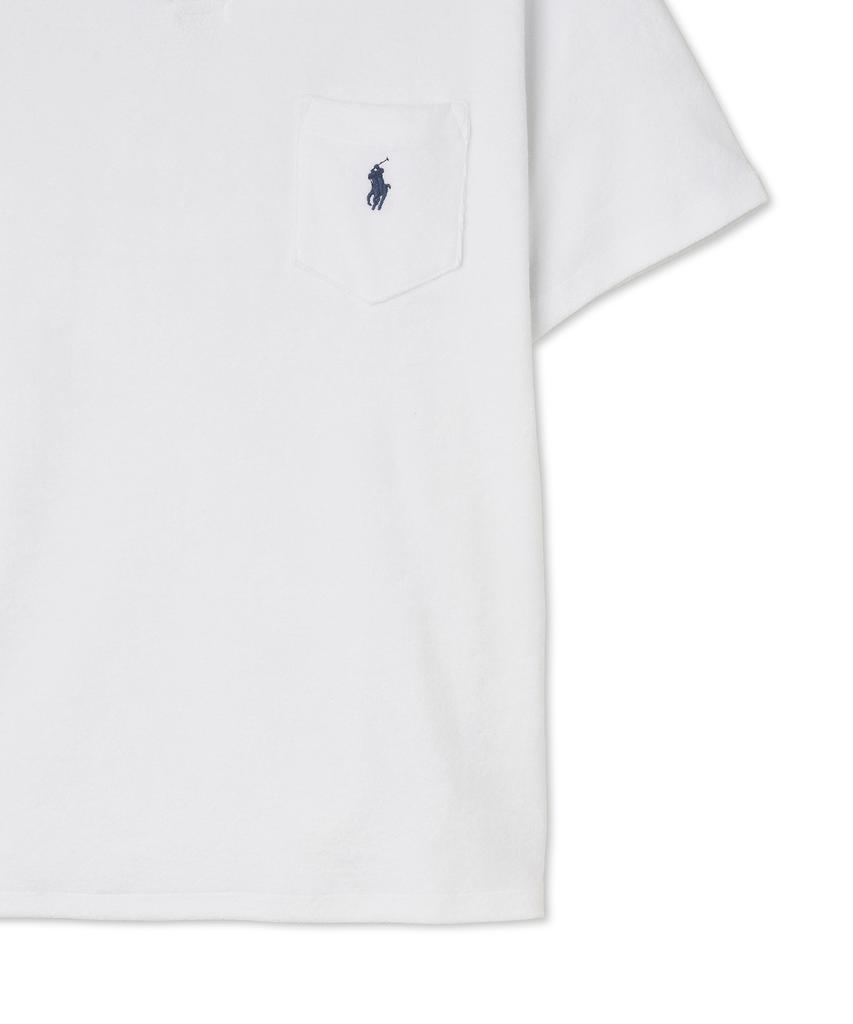 POLO RALPH LAUREN Custom Slim Fit Terry Polo Shirt - White