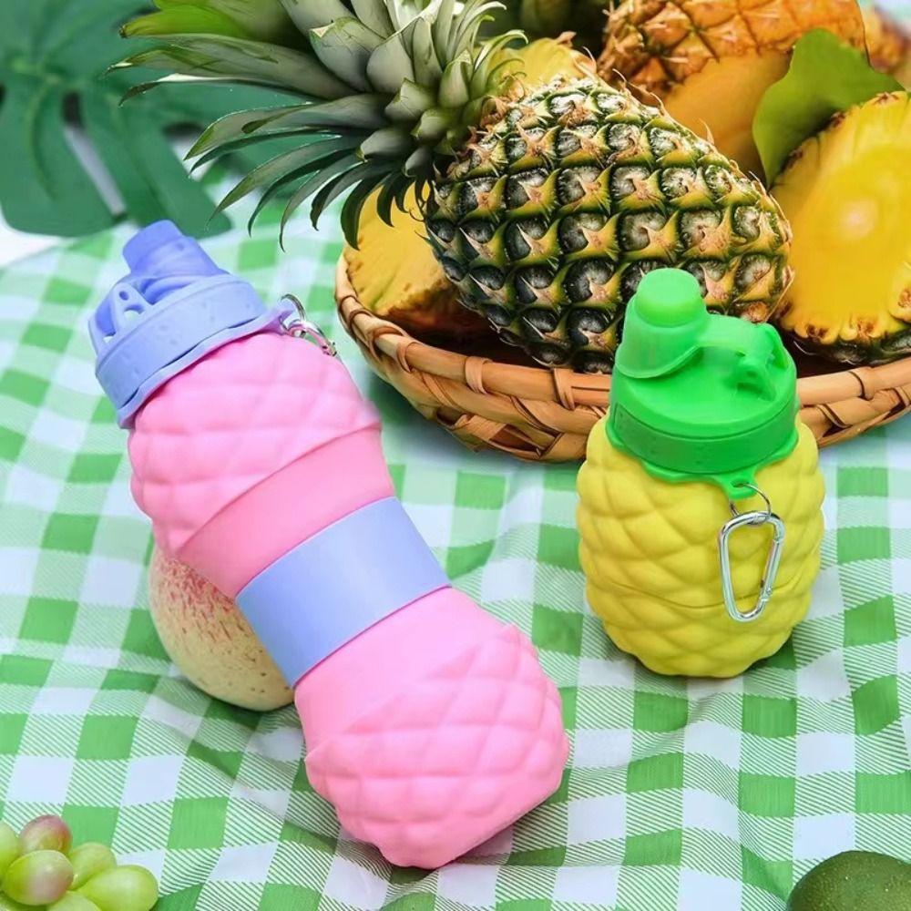 Reusable Silicone Water Bottle 700ml Hiking Water Cup Portable Collapsible Water Bottles  Outdoor