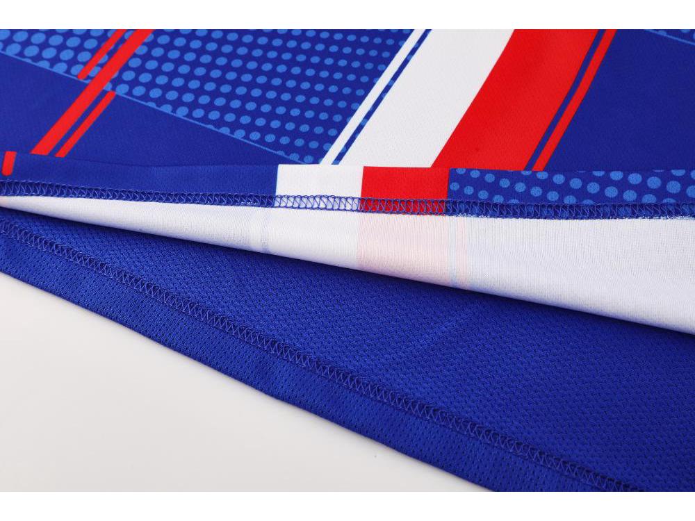 Custom Quick-Dry Polyester Football Jersey Short Sleeve Team Kit with Logo