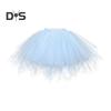 Women Tulle Skirt 50s Tutu Petticoat Elastic Waist Short Ballet Crinoline Petticoat Carnival Costume Underskirt
