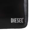 Brieftasche aus glänzendem Leder mit zwei Fächern X08191PS679 UNI A T8013 Schwarz [Diesel] Herren
