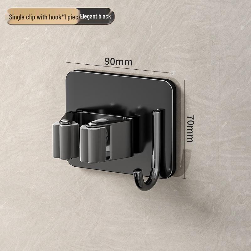 

Самоклеящийся держатель для швабры и веника из нержавеющей стали - Настенный крючок без сверления