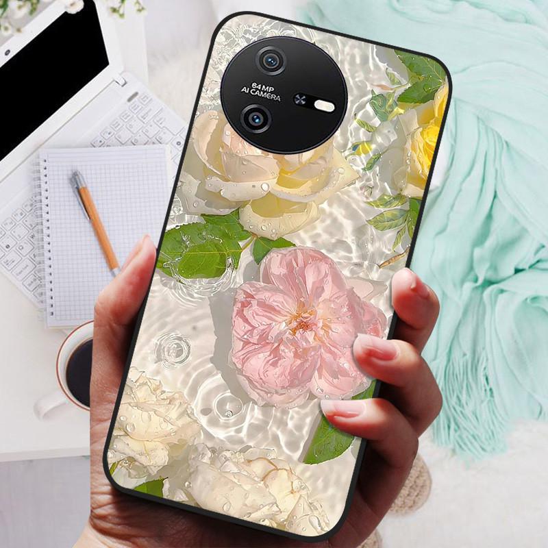 For Oscal Tiger 12 Case Tiger12 Black Cover Lion Wolf Silicone Soft Back Cases For Oscal Tiger 12 Phone Case Protective Shell