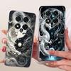 Soft Clear Casing For Xiaomi Redmi Note 14 Pro 4G 5G Note 14s 14 Europe Phone Case Cartoon Cat Dragon Flower Butterfly Cover