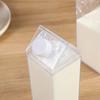 500ml/1000ml Milchkarton Wasserflasche Transparenter Kunststoff Tragbare Klare Box Für Saft Tee Milchflaschen Trinkbecher