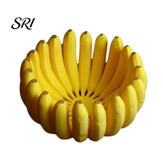 Unique Fruit Bowl Design 3D Printed Banana Shape Funny Decorative Plate Durable Container Desktop Key for Home Kitchen Dining Room Decor Snack Holder