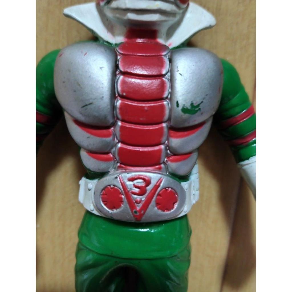 Used Kamen Rider V3 Soft Vinyl Figure Showa Retro