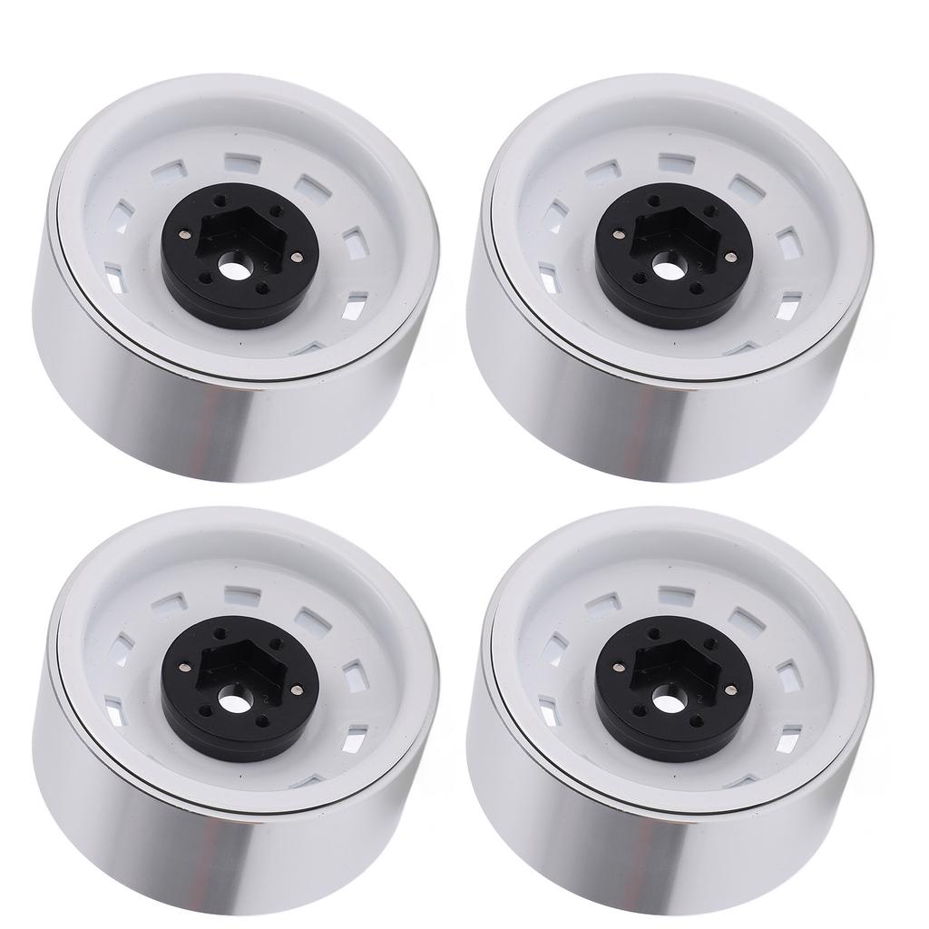 4pcs Metal 1.9 Inch Wheel S 10 Hole Hub for SCX10 1/10 RC Climbing Car