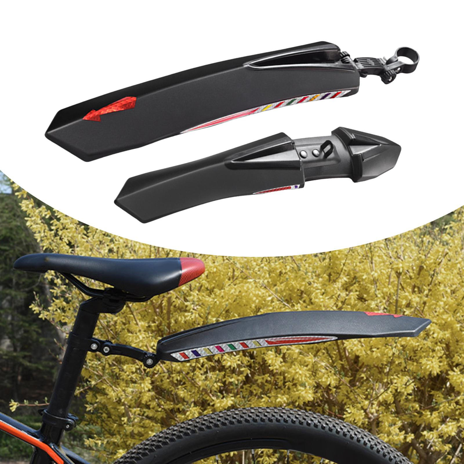 Переднее и заднее велосипедное крыло. Велосипедные крылья. Регулируемая защита от дождя — фото 14