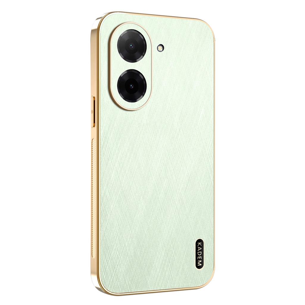 KADEM For Xiaomi Redmi A5 NFC (173.45mm) Case Electroplating Silk Texture PU+TPU Phone Back Cover