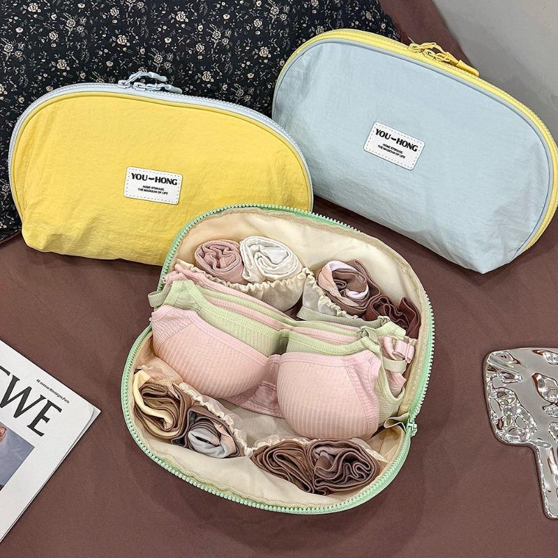 Three-in-One Underwear Storage Bag - Travel Compact Pant and Stocking Storage Bag - Large Capacity Portable Outing Organizer Bag