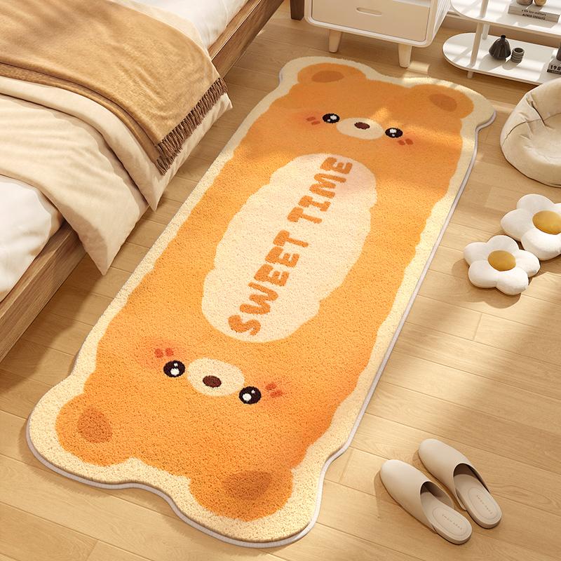 

Adorable Cartoon Animal Rug Soft, Cosy and Non-Slip Entrance Hallway Doormat Bedroom Entrance Bedside Rug Home Decor 60x120cm 24x47inch