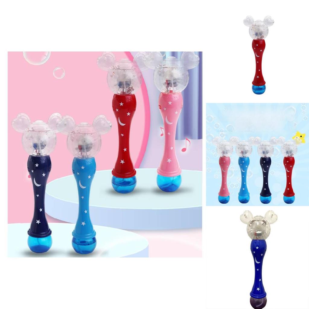 Girl Led Bubble Wand With Music And Light For Kids Outdoor Play