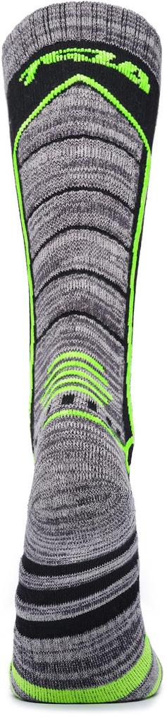 Tesla Ski- und Snowboard-Kompressionssocken Motorrad Outdoor und Socken, 2-Paar-Set, Dick, Kaltwetter, Kniehoch, Schweißableitend, Schnelltrocknend,