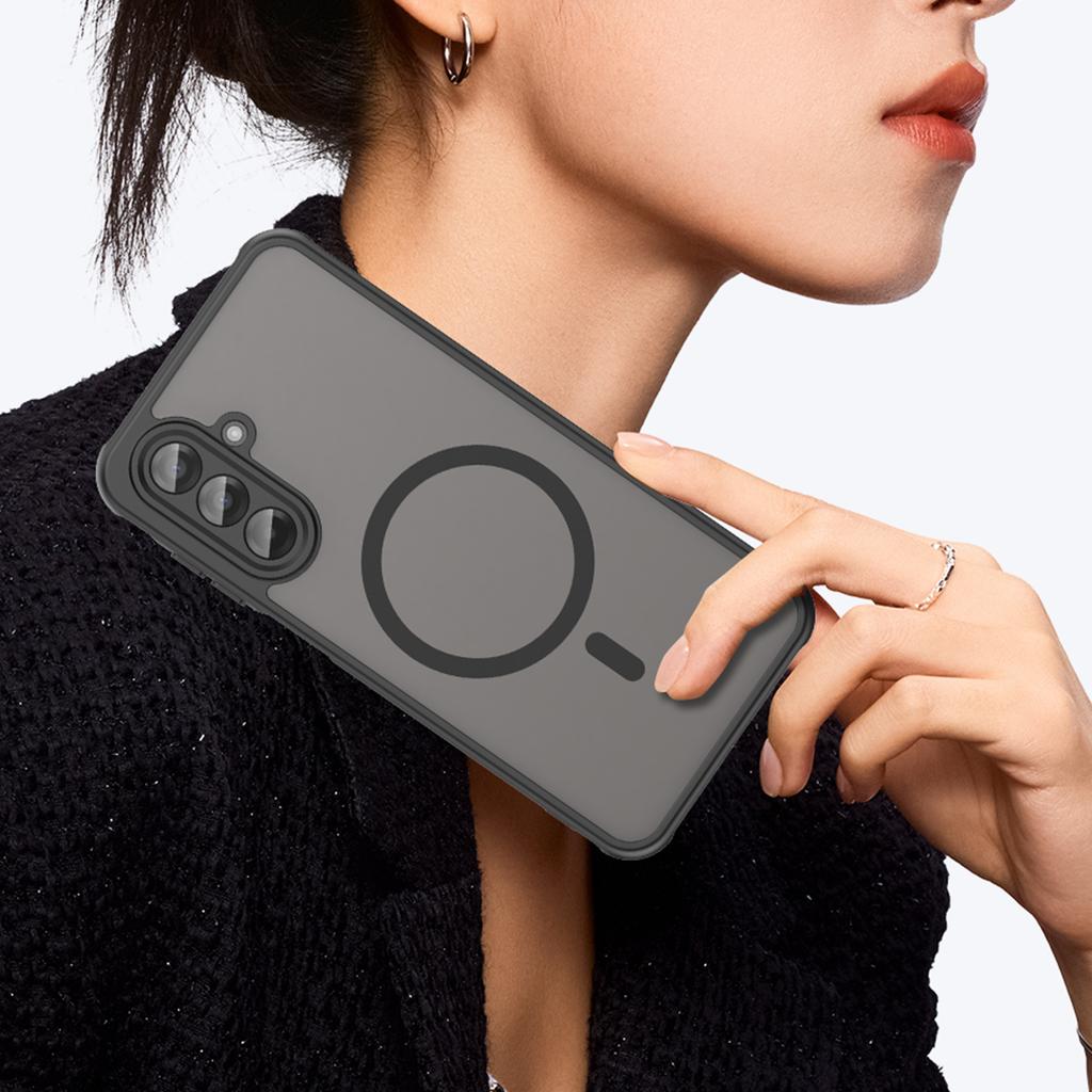 For Samsung Galaxy A17 5G Case Compatible with MagSafe Anti Drop PC+TPU Phone Cover