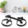 Schwarzer Drahtrahmen Fahrrad Metallskulptur Eisen Eisenkunst Tischskulptur Wohnzimmer Regal Ornament