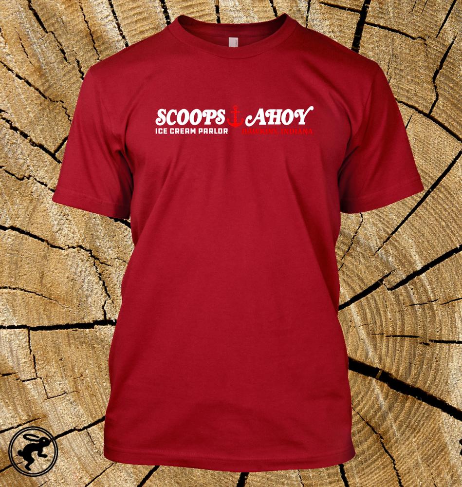 Scoops Ahoy Ice Cream Parlour Stranger Things T Shirt Tv Show Tee S