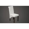 Chaise capitonnée blanche (lot de 2) 60624