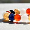 Agate Crystal Beaded Bracelet For Women 8mm Round Bead Bracelet With Card Gift