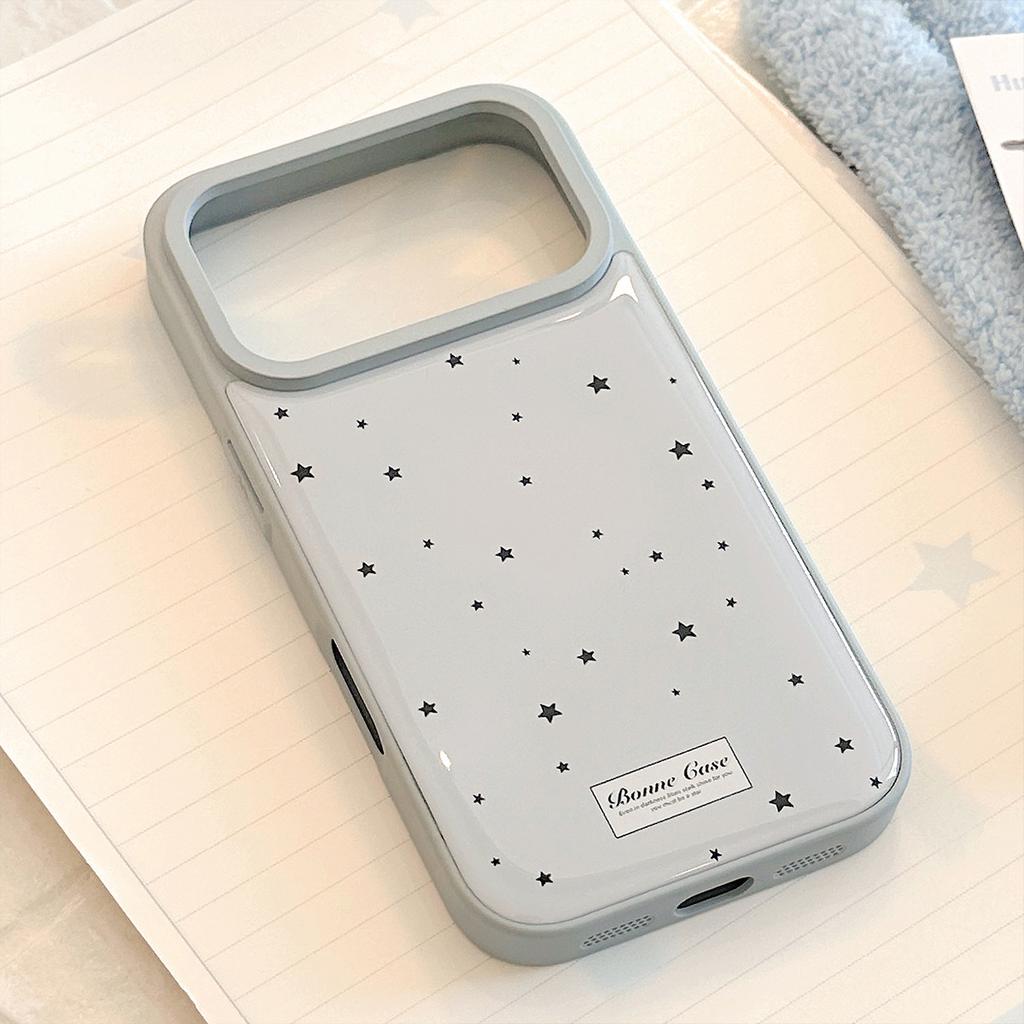 Personality 17 Applicable to Apple 17promax mobile phone case iPhone16 blue background star 13 simple Epoxy 15 Huawei