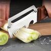 2-in-1 Universal Peeler Knife Made of Stainless Steel and Wood with An Ergonomic Handle
