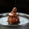 Chinese Yixing Purple Clay Tea Pet Handmade Zodiac Snake Statue Ornaments Animal Tea Figurine Crafts Home Tea Set Decors