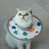 1Pcs Soft Cat Recovery Collar Anti Licking Protective Adjustable Pet Cone Collar for Cat Kitten After Surgery Grooming