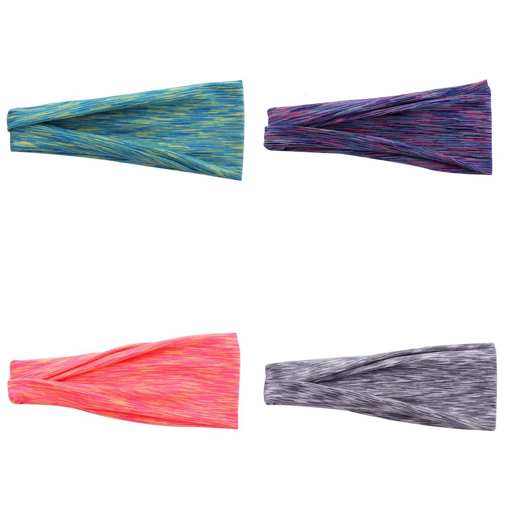 New Sports Headbands Women Absorbing Sweat Headwrap Yoga Elastic Hair Bands Solid Color Sports Hairband Hair Accessories