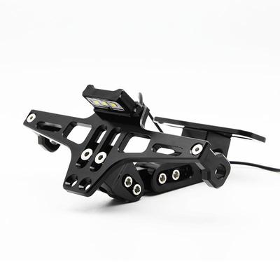 Motorcycle CNC License Plate Holder with Light for BWS R25/R3/MSX