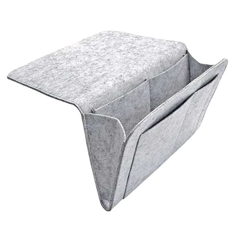 Felt Headboard Hanging Bag, Dormitory Bedside Storage Bag, Household Sofa Side Felt Storage Basket, New Felt Bag