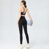 JYL Integrated Fixed Cup Sports High Strength Running Yoga Vest
