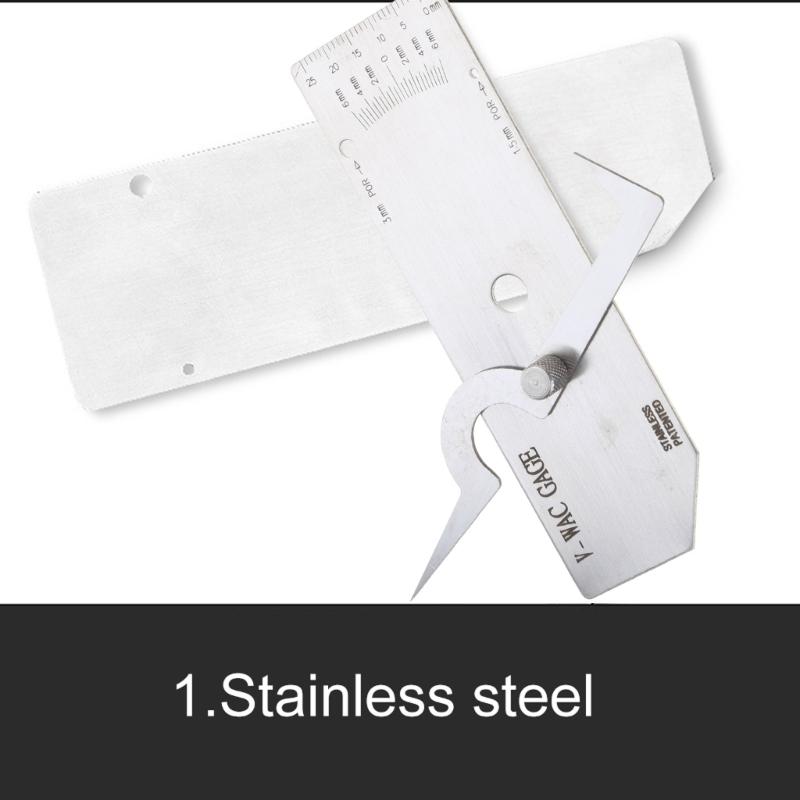 Metric Imperial Welding Gauge Biting Edge Undercut Inspection Height Depth Weld for Woodworking Home Decoration