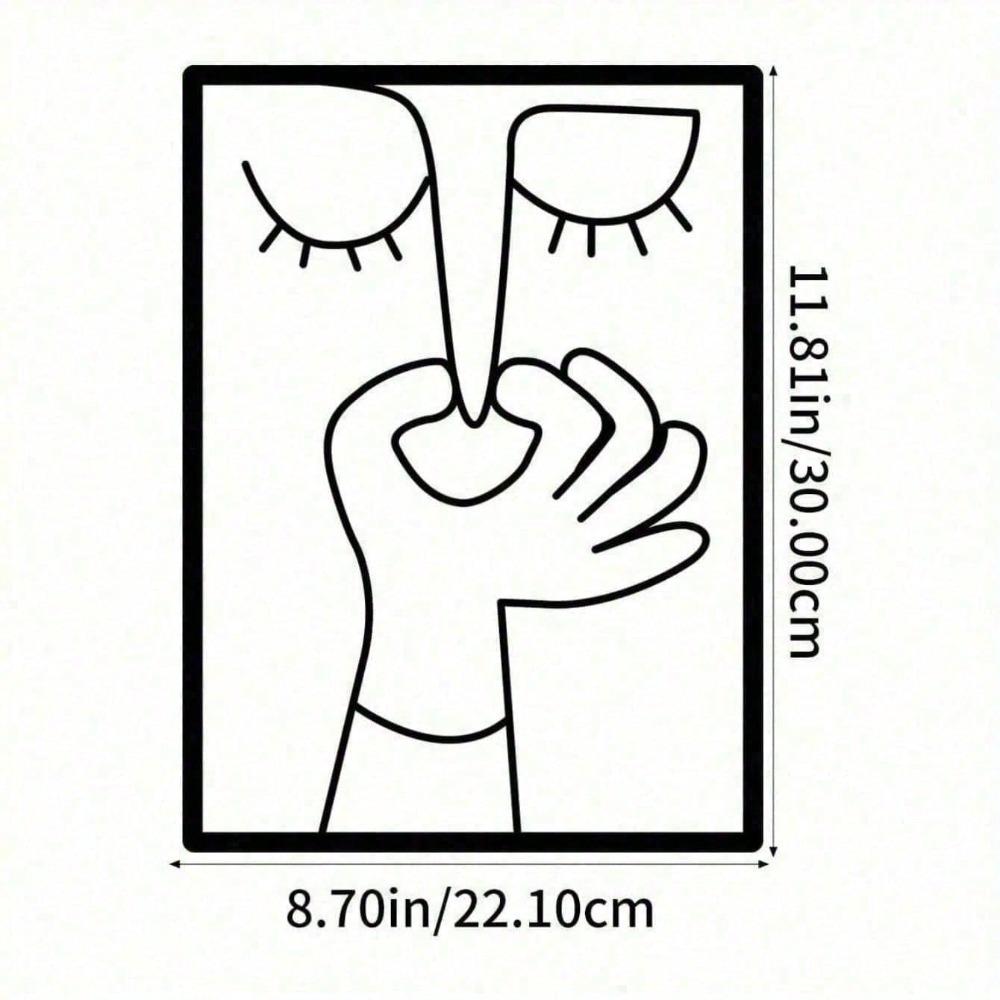 Funny Bathroom Sign Minimalist Toilet Wall Art Modern Powder Room Decor Housewarming Gift Trending Viral Bathroom Accessory