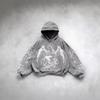 Herren Übergroßes Kapuzensweatshirt Mit 3D-Göttinnen-Print Locker Geschnitten Lässiger Langarm-Pullover
