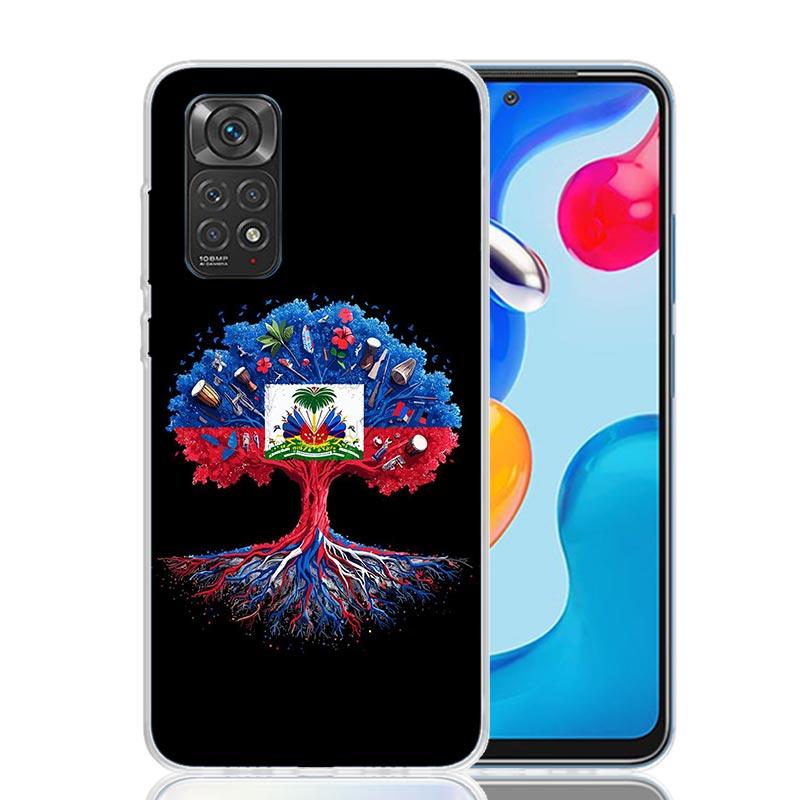 Haiti Haitian Flag Phone Case For Xiaomi Redmi Note 15 14 13 12S 12 Pro Plus 11S 11E 11 11T 10S 10 Art Soft Pattern Cover Redmi