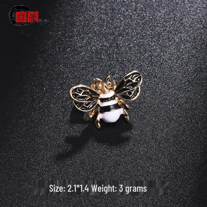 Broche de Abelha: Broche de Inseto Mini Fofo para Gola ou Acessório