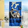 Isle Man Tt Beach Towel High Absorbency & Quick-Dry Comfortable Lightweight Suitable for Swimming, Gym, Camping, Yoga Vacation