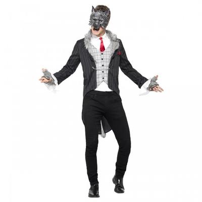 Smiffys Deluxe-Kostümset „Großer böser Wolf“ für Erwachsene, Unisex