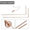 1 Set Copper Probe Rod Gold Measuring Rods With Pendulum Tools Hunting For Water Treasure Gold Lost Items Finding Tools
