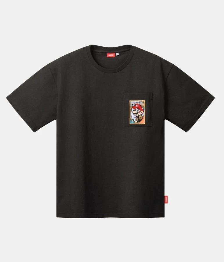 Super Mario Hanafuda T-Shirt Black Japan Size S M L XL XXL Nintendo TOKYO NEW 3XL