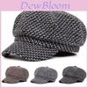 Cappello Berretto Classico Stile Britannico per Donne Inverno Autunno Calore Antivento Protezione Solare