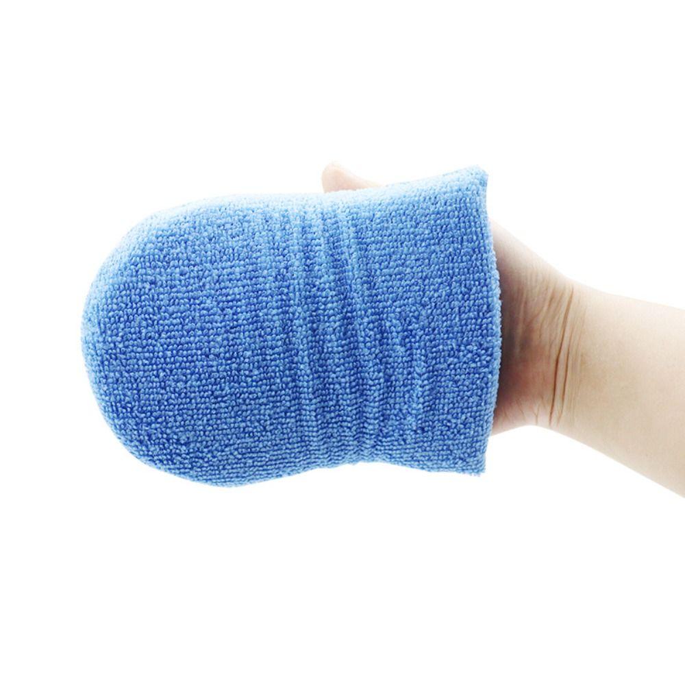 2 PCS Microfiber Car Polishing Sponge U Shape Car Wax Applicator Mitts  Car Detailing Care Tool