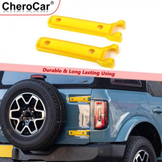 Heckscheibenwischerarm Glas Heckklappenscharnier Abdeckung Zierleisten-Kit Für + Ford Bronco