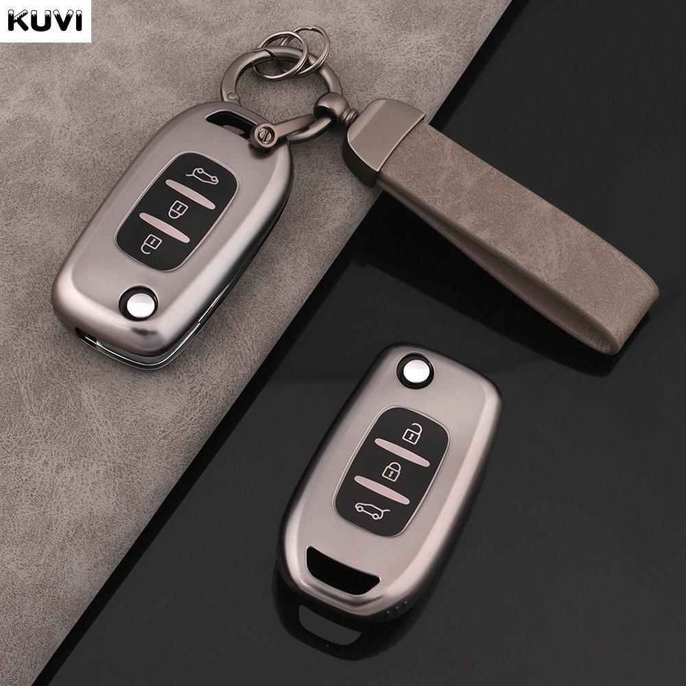 Tpu Car Flip Key Case Cover Shell For Renault Kwid  Kadjar Captur Megane Sandero Stepway Logan Clio 5  Arkana