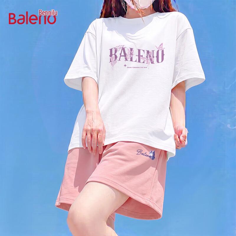 Baleno Women s Butterfly Print Short Sleeve & Shorts Casual Set L
