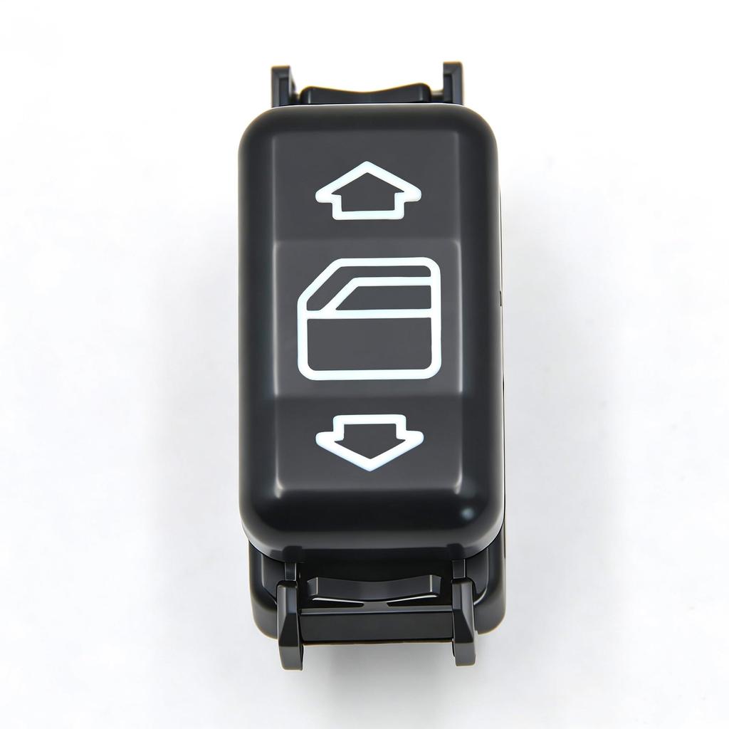 Master Driver Side Power Window Switch, Left Side. Compatible with OEM 1248204610. 1 Piece. Mercedes-Benz W124 W126 W201.