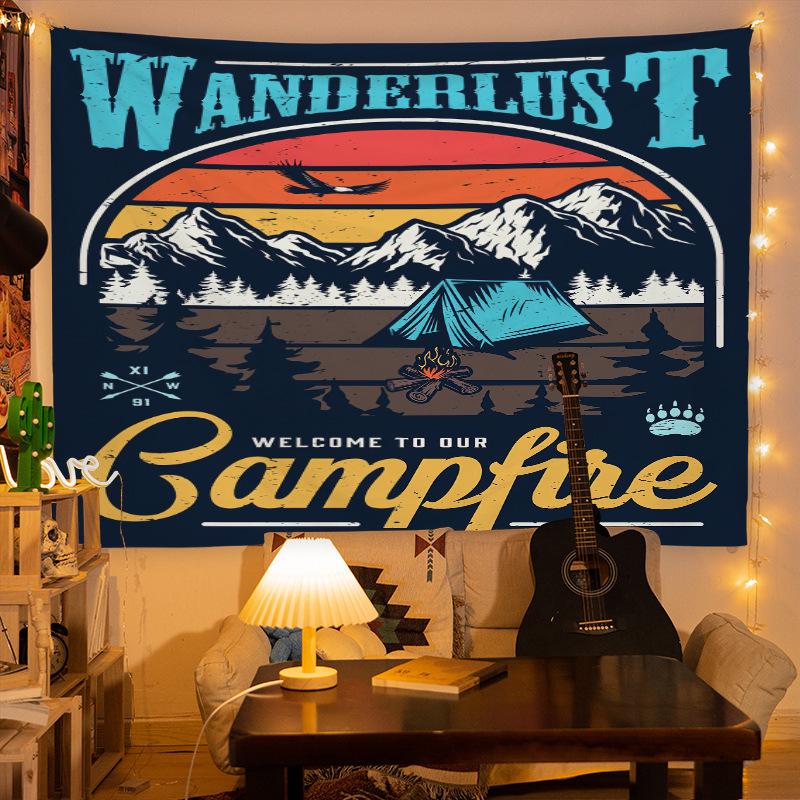 INS Style Bedroom & Dormitory Wall Hanging Cloth – Canvas Poster Decor