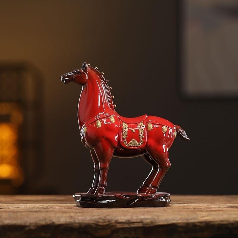 Ceramic Ornaments Light Luxury Living Room Bedroom Bedside Ornaments Decorative Entrance New Home Gifts Merchandise Tea Pet